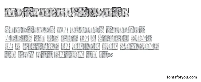 MetalblockDelta Font