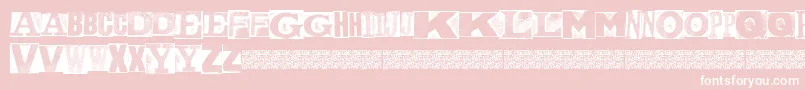 fuente MetalblockNaked – Fuentes Blancas Sobre Fondo Rosa