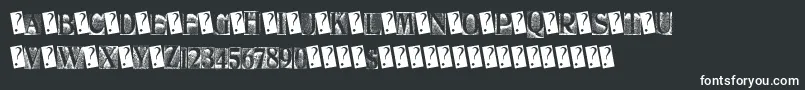 MetalBlockThree Font – White Fonts