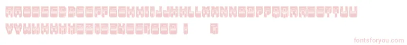 Metallic Font – Pink Fonts on White Background