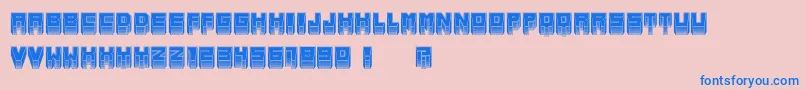 More about MetallicInverted Font MetallicInverted Font – Blue Fonts on Pink Background