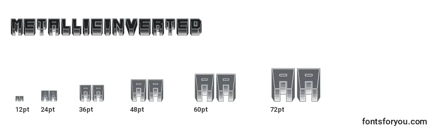 MetallicInverted Font Sizes