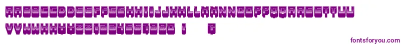 MetallicShadow Font – Purple Fonts