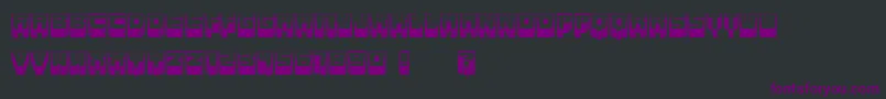 MetallicSharp Font – Purple Fonts on Black Background