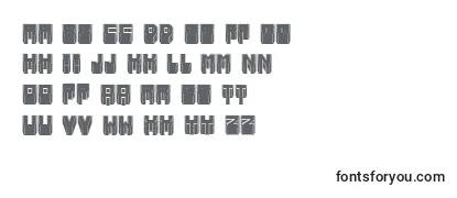 MetallicSharpFilled Font