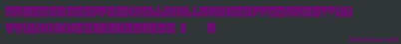 Шрифт MetallicSoft – фиолетовые шрифты на чёрном фоне