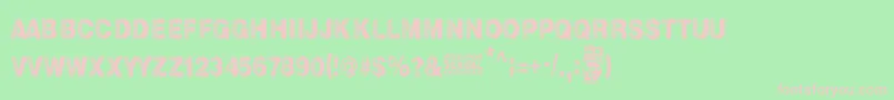 Metalurgia Sexual Font – Pink Fonts on Green Background