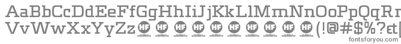 Meteora   DEMO Font – Gray Fonts on White Background