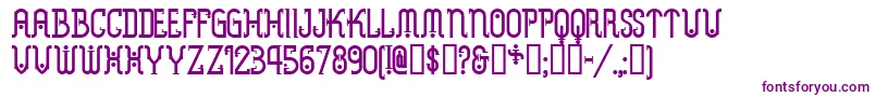 METRN    Font – Purple Fonts on White Background
