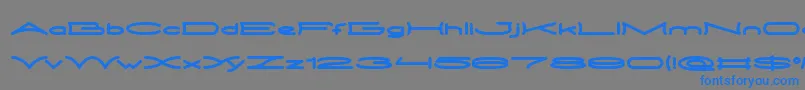 fuente METRO CITY Bold – Fuentes Azules Sobre Fondo Gris