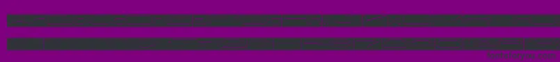 METRO CITY Hollow Inverse-Schriftart – Schwarze Schriften auf violettem Hintergrund