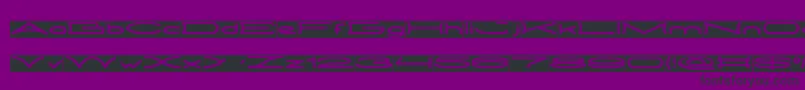 フォントMETRO CITY inverse – 紫の背景に黒い文字