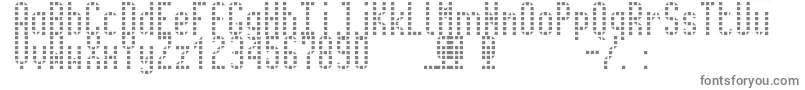 フォントmetro2 – 白い背景に灰色の文字