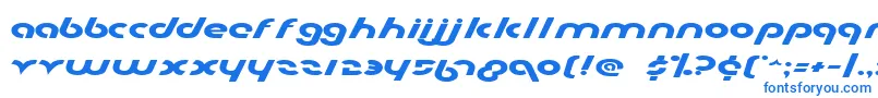 Шрифт Metro2e – синие шрифты