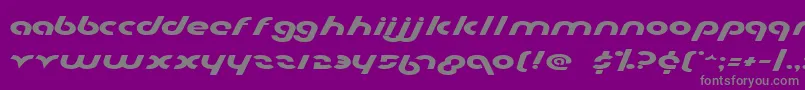 Metro2e Font – Gray Fonts on Purple Background