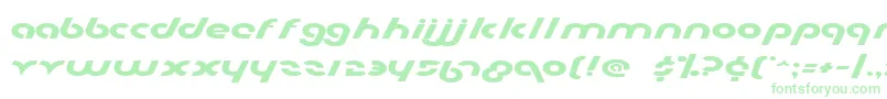 Metro2e Font – Green Fonts on White Background