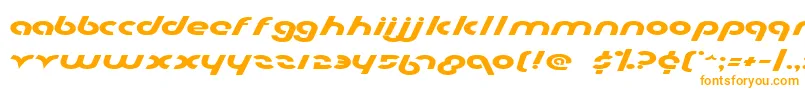 Шрифт Metro2e – оранжевые шрифты на белом фоне