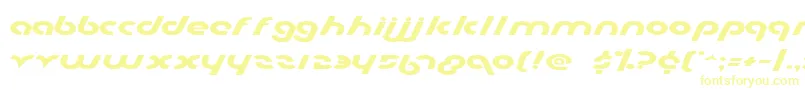 Metro2e-Schriftart – Gelbe Schriften