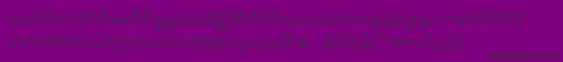 Metro2s Font – Black Fonts on Purple Background