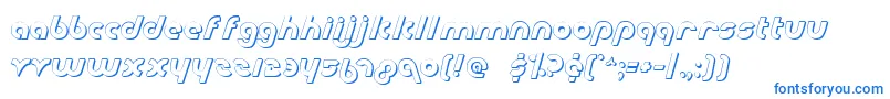 Metro2s Font – Blue Fonts on White Background