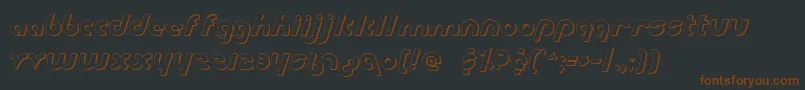 Metro2s Font – Brown Fonts on Black Background