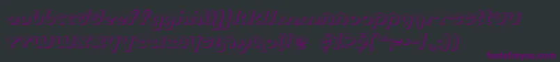 Metro2s Font – Purple Fonts on Black Background