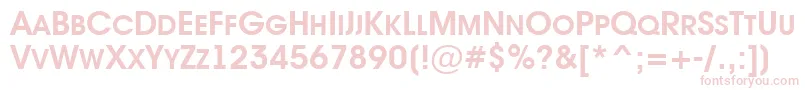 AAvantetitlercpsupcBold Font – Pink Fonts on White Background