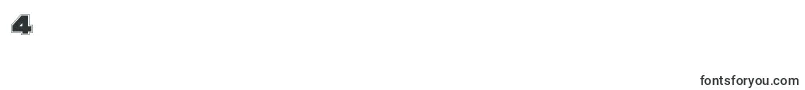 metronautsacad Font – Fonts for Digit 4