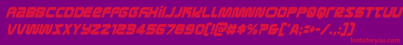 More about metronautscondital Font metronautscondital Font – Red Fonts on Purple Background