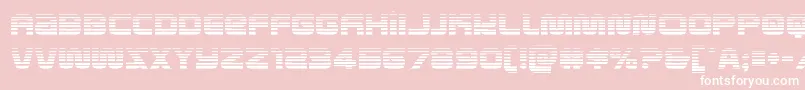 metronautsgrad Font – White Fonts on Pink Background