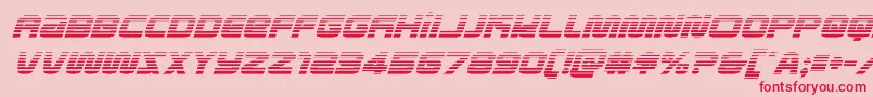 metronautsgradital Font – Red Fonts on Pink Background