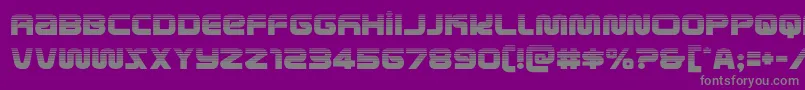 Шрифт metronautshalf – серые шрифты на фиолетовом фоне