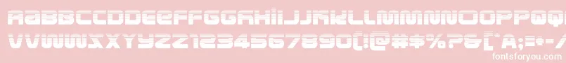 metronautshalf Font – White Fonts on Pink Background