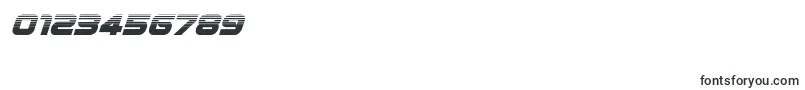 metronautshalfital Font – Fonts for Numbers and Digits
