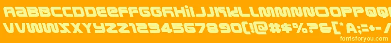 Подробнее о шрифте metronautsleft Шрифт metronautsleft – жёлтые шрифты на оранжевом фоне
