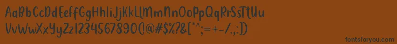 fuente Metultah Regular Font by 7NTypes – Fuentes Negras Sobre Fondo Marrón