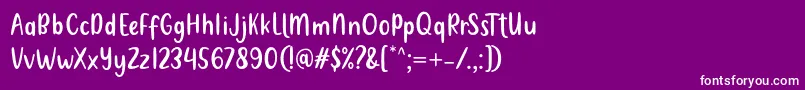 fuente Metultah Regular Font by 7NTypes – Fuentes Blancas Sobre Fondo Morado