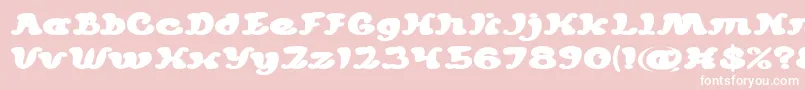 mexicano chilli sauce Bold Font – White Fonts on Pink Background