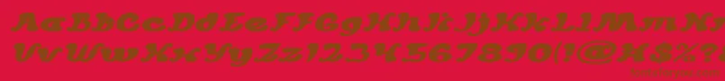 Подробнее о шрифте MEXICANO CHILLI SAUCE Italic Шрифт MEXICANO CHILLI SAUCE Italic – коричневые шрифты на красном фоне