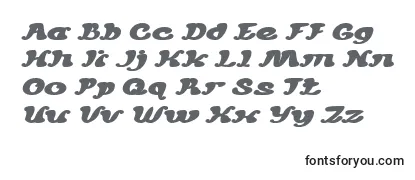 Schriftart MEXICANO CHILLI SAUCE Italic