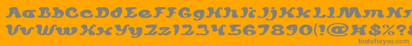 MEXICANO CHILLI SAUCE Light Font – Gray Fonts on Orange Background