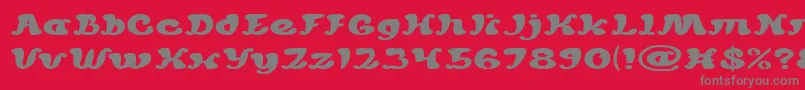 MEXICANO CHILLI SAUCE Light Font – Gray Fonts on Red Background