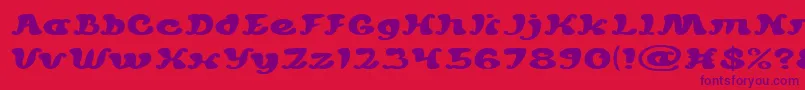 MEXICANO CHILLI SAUCE Light Font – Purple Fonts on Red Background
