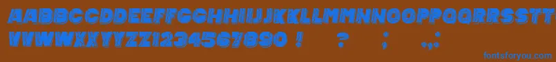 Подробнее о шрифте MexicanTequila Italic Шрифт MexicanTequila Italic – синие шрифты на коричневом фоне