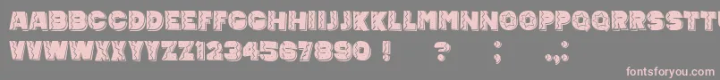 MexicanTequila Font – Pink Fonts on Gray Background