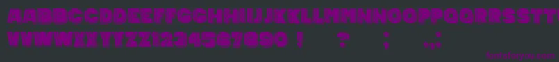 MexicanTequila Font – Purple Fonts on Black Background