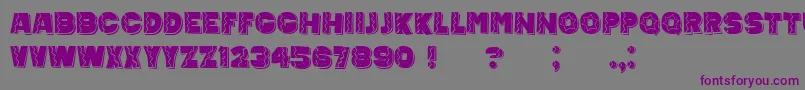 MexicanTequila Font – Purple Fonts on Gray Background