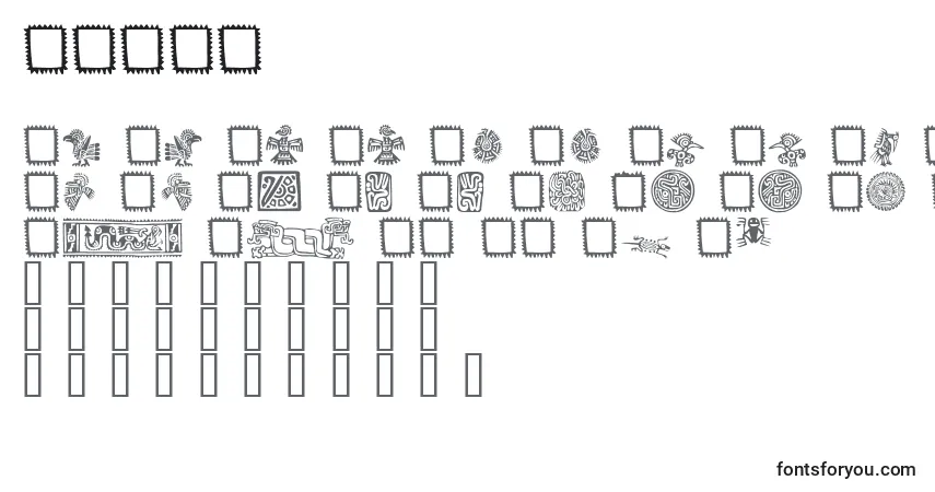 MEXIO    (134255)フォント–アルファベット、数字、特殊文字