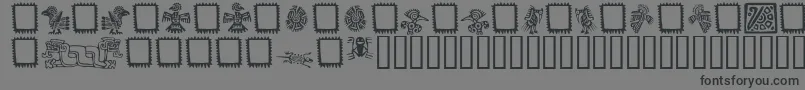 MEXIO    Font – Black Fonts on Gray Background