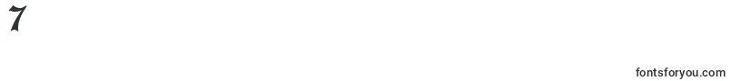 Mexside Demo-Schriftart – Schriften für die Ziffer 7